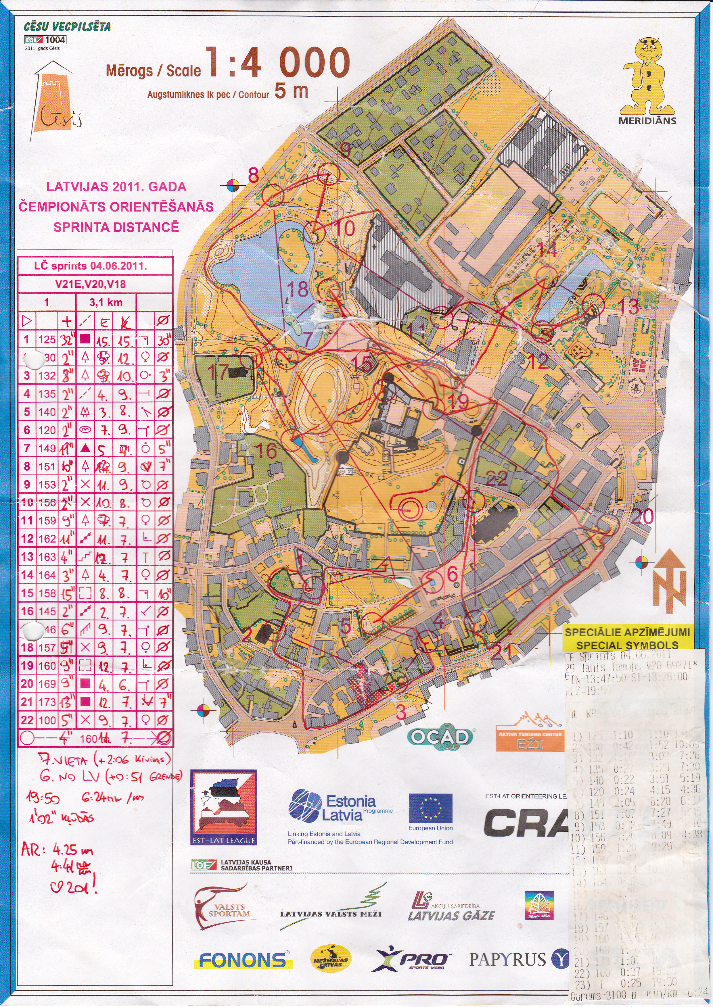 Latvian Championship Sprint (04-06-2011)